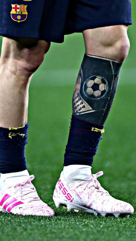 Messi Legs, Messi Shoes, Messi Tattoo, Young Messi, Messi Goat, Football Tattoo, Adidas Messi, Aesthetic Football, Fc Barcelona Wallpapers