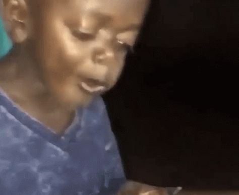 African Kid Grand M GIF - AfricanKid Africa GrandM - Discover & Share GIFs Black Kid Meme, Singing Meme, Wallpaper Meme, Kid Wallpaper, Smile Meme, Boy Gif, African Children, Kids Laughing, My Laptop