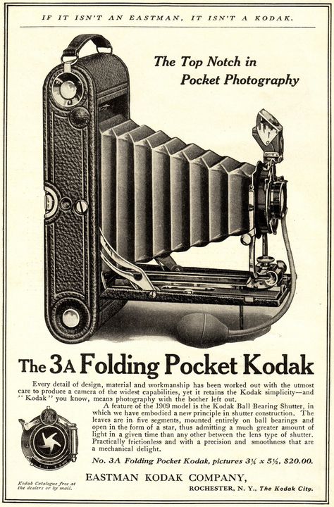 My Folding Kodak Camera Ads, Fotocamere Vintage, Kodak Camera, Pocket Camera, Antique Photography, Camera Aesthetic, Antique Cameras, Kodak Moment, Camera Photos