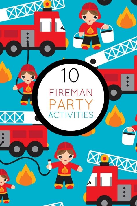 Fireman Sam Birthday Party, Fire Fighter Party, Fire Engine Birthday, Fire Engine Party, Fireman Birthday Party, Fire Truck Birthday Party, Firefighter Birthday Party, Fire Party, 4de Verjaardag