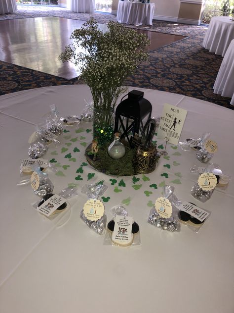 Neverland Wedding, Disney Wedding Centerpieces, Peter Pan Neverland, Peter Pan Disney, Ideas Fiesta, Wedding Centrepieces, Wedding Centerpiece, Disney Wedding, Wedding Centerpieces