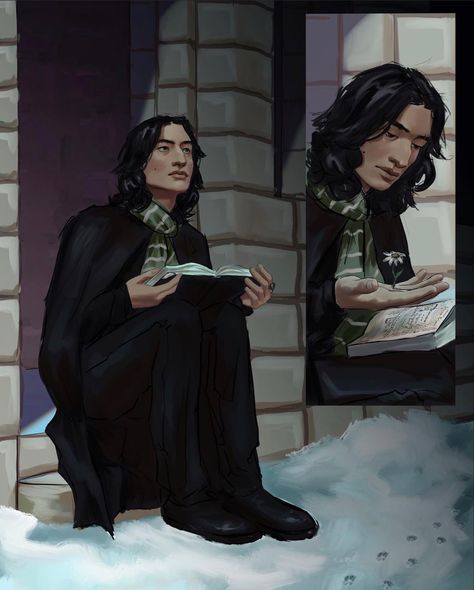 Likeafunerall Fanart, Severus Snape Aesthetic, Young Severus Snape, Young Snape, Severus Snape Art, Hp Marauders, Snape Fanart, Snape Fan Art, Hp Fanart