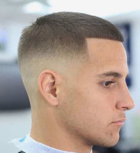 Marine Haircut, Army Haircut, Military Hair, High And Tight Haircut, French Crop, Buzz Cut Hairstyles, Military Haircut, Mens Fade, Faded Hair