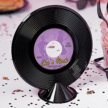 Make your tables rock with this plastic record that features a bright label on each side. Record Centerpiece, 50s Party Decorations, 1950s Theme Party, Fifties Party, Grease Party, Decades Party, 50s Theme Parties, Sock Hop Party, Rock N Roll Party