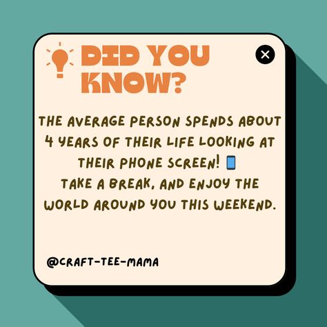 Fun Fact Friday
#FridayFacts #WeekendVibes #DigitalWellbeing #UnplugAndRecharge Facebook Engagement Posts, Fun Fact Friday, Engagement Posts, Facebook Engagement, Fun Friday, Average Person, Take A Break, Fun Fact, Fun Facts