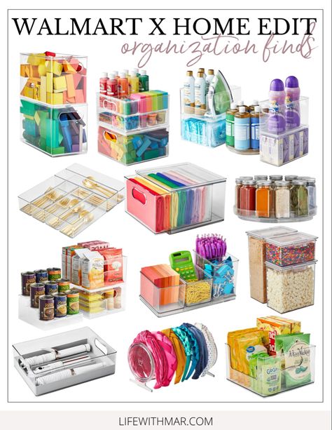 Home Edit Bathroom Organization, Walmart Organization Ideas, The Home Edit Closet Organization, Home Edit Pantry Organization, Home Edit Kitchen, The Home Edit Bathroom, Home Edit Bathroom, Bee Organization, The Home Edit Organization