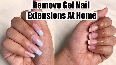 How To Take Fake Nails Off At Home, Removing Gel X Nails At Home, Remove Gel Nails At Home Without Acetone, How To Remove Gel Nails At Home Diy, Remove Gel X Nails At Home, How To Remove Gel Extensions At Home, Removing Gel X Nails, How To Remove Nail Extensions At Home, How To Remove Gel X Nails At Home