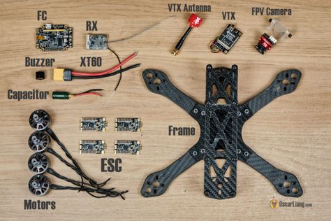 Diy Drone Projects, Build Your Own Drone, Build Drone, Proyek Arduino, Quadcopter Diy, Fpv Drone Racing, Drone Business, Fpv Quadcopter, Tech Diy