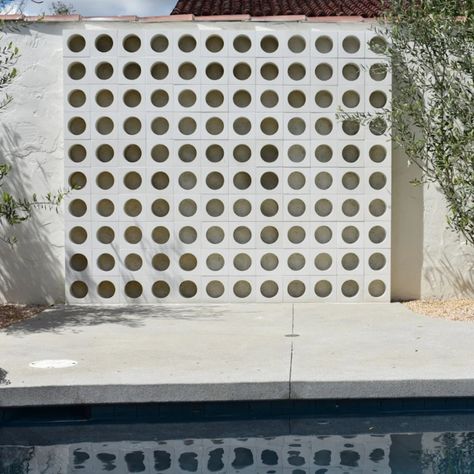 trestles // modern breeze blocks – Concrete Love Concrete Collaborative, Concrete Masonry Unit, Breeze Block Wall, Screen Block, Breeze Blocks, Terrazzo Tiles, Dripping Springs, Cinder Block, Concrete Tiles