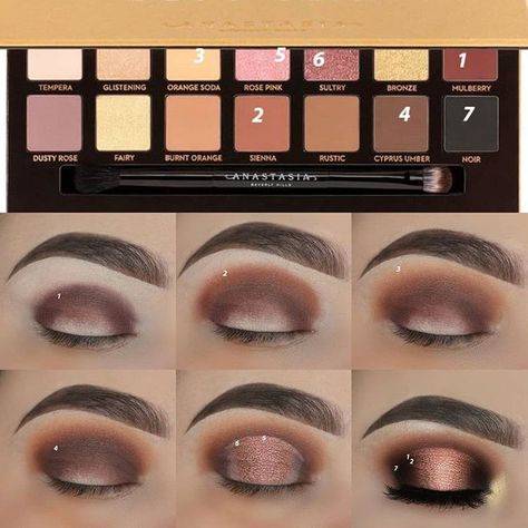 Anastasia Soft Glam, Soft Glam Palette, Anastasia Makeup, Halo Eyeshadow, Halo Eye Makeup, Make Up Designs, Tutorial Eyeshadow, Bold Eye Makeup, Make Up Tutorials