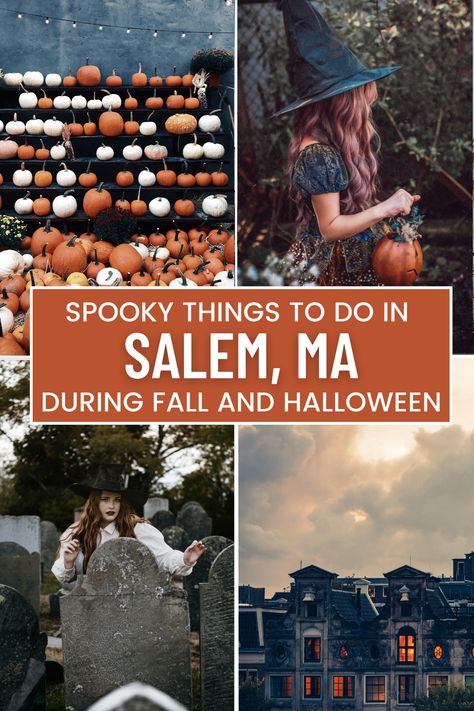 Salem Massachusetts Instagram, Halloween In Salem Ma, Salem Fall, Halloween In Salem, Salem Travel, Halloween Things To Do, Salem Trip, Things To Do In Salem, Salem Halloween