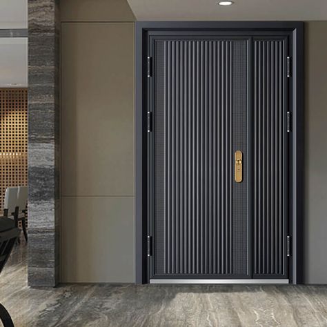 Security Door Design, Security Screen Door, Modern Entrance Door, Steel Security Doors, Safe Door, Louver Windows, Metal Doors Design, Steel Door Design, Security Doors