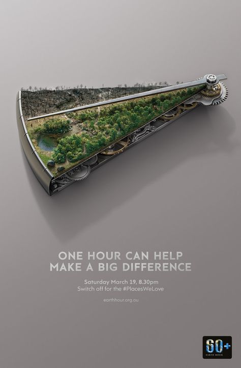 Earth Hour - ILLUSION CGI STUDIO Earth Hour Day, Earth Overshoot Day, Car Advertising Design, Perspective Drawing Architecture, Earth Hour, Ads Creative Advertising Ideas, 광고 디자인, Infographic Poster, Office Branding