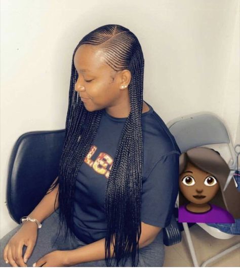 Pencil Lines Braids Styles, Free Hand Hairstyles, Ghana Weaving Hairstyles, All Back Hairstyle, Latest Braided Hairstyles, Hair Braid Patterns, Cornrows Natural Hair, Cornrows Braids For Black Women, Box Braids Hairstyles For Black Women