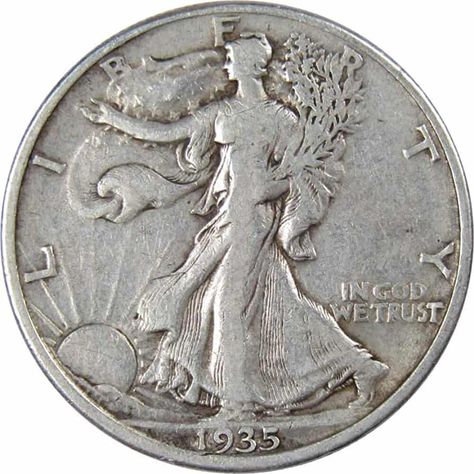 Do you love adding rare and valuable coins to your collection set? You might want to consider the 1935 half dollar, an iconic and highly sought-after piece produced by the US Mint. This half-dollar played Trust Fall, Maker Ideas, Coin Auctions, Valuable Coins, In God We Trust, Half Dollar, Money Matters, Silver Dollar, Money Maker