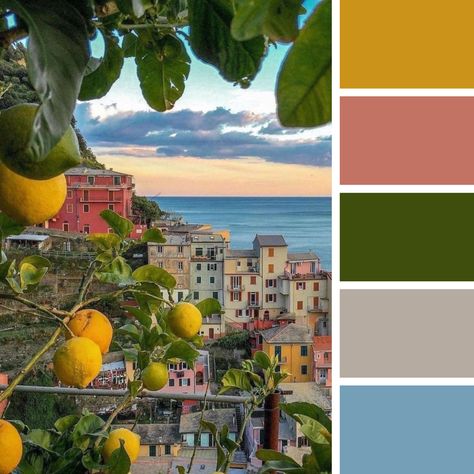 Italy Colour Palette, Spain Color Palette, Mediterranean Colour Palette, Tuscany Color Palette, Italy Color Palette, Tuscany Dinner, Mediterranean Color Palette, Italian Summer Aesthetic, Sunset Color Palette