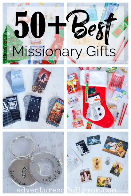 Find over 50 of the BEST gift ideas for missionaries!  Includes gifts for study, teaching, reminders from home, p-day's, Christmas, and food. Sister Missionary Christmas Gift Ideas, Christmas Gifts For Sister Missionaries, Christmas Ideas For Missionaries, Missionary Christmas Gift Ideas, Lds Missionary Christmas Package Ideas, Christmas Gifts For Missionaries, Missionary Christmas Ideas, Missionary Care Packages Lds, Christmas For Missionaries