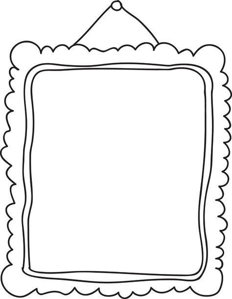 Picture Frame Template, Cheap Picture Frames, Free Doodles, Molduras Vintage, Doodle Borders, Frame Image, Doodle Frame, Doodle Frames, Clip Art Pictures