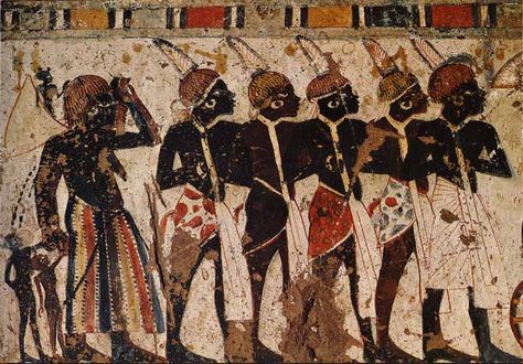 Ancient Egyptian Art | Nubians in Ancient Egyptian art. | Mathilda's Anthropology Blog. Ancient Nubia, Kemet Egypt, Egyptian Fashion, African Origins, Ancient Kingdom, Black Knowledge, Ancient Origins, Egyptian History, Ancient Egyptian Art