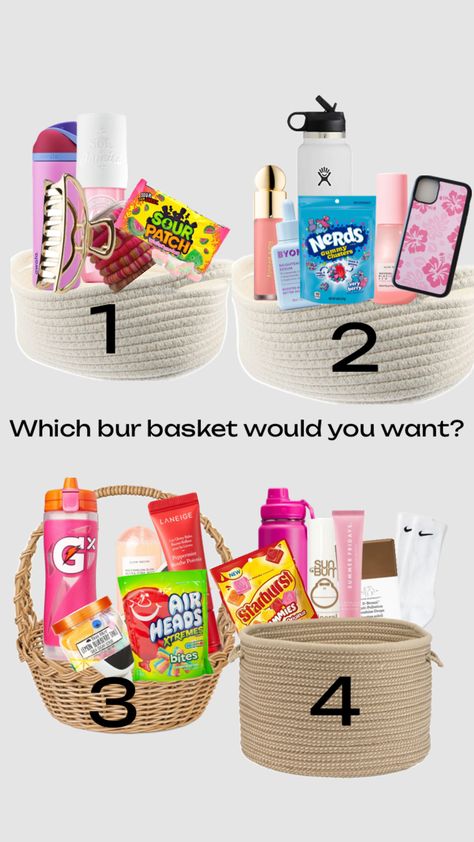 Make your friends a bur basket! here are some sleek ideas!!!!! Basket Ideas, Your Aesthetic, Baskets, Make Your, Sleek, Energy