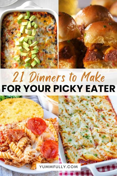 Cater to your picky eater with these Dinners, where these flavorful and fuss-free meals ensure a happy and satisfied dining experience. From kid-friendly pasta dishes to creative twists on familiar favorites, these recipes make dinnertime a delightful adventure, appealing to even the most discerning taste buds. Dinner Recipe For Picky Eaters, Easy Kid Friendly Summer Dinners, Easy Dinner Recipes With Ground Beef Picky Eaters, Easy Dinner For Picky Eaters Adults, Summer Dinner For Kids, Easy Dinner Recipes Picky Eaters, Dinner Recipes Kid Friendly, Easy Picky Eater Dinner, Healthy Dinners For Picky Eaters