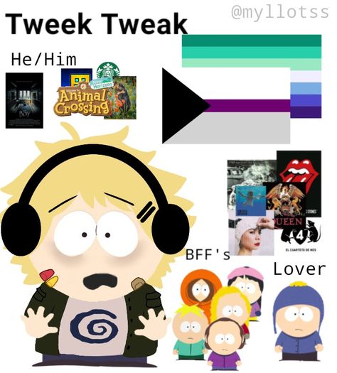 Southpark Redesign, South Park Hcs, South Park Headcanons, South Park Oc, Tweek Tweak, Tweek South Park, Bing Bong, Style South Park, Drawing Images