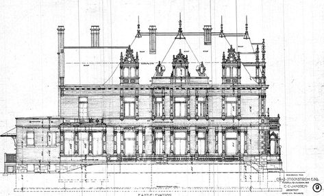 Mansion Plans, Historical House, Carpentry And Joinery, Mansion Floor Plan, Building Drawing, Magic Chef, House Plans And More, Commercial Architecture, Architectural Drawings