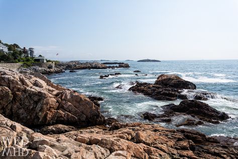 The Coastline of the Neck Marblehead Massachusetts, England Town, Coastal New England, Rocky Coast, Rocky Shore, Atlantic Ocean, Tea House, The Tea, Happy Places