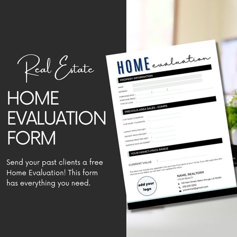 Home Evaluation Form Real Estate Canva Transaction Coordinator Realtor Client - Etsy Canada Transaction Coordinator, Evaluation Form, Real Estate Education, Drawing Illustrations, Real Estate, Illustrations, Music Clothes, Drawings