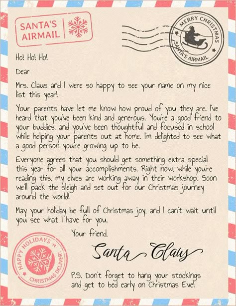 Best Free Printable Letter From Santa Templates Christmas craft ideas #christmascraftideas Christmas craft idea #christmascraftidea #christmas #craft #idea merry christmas #merrychristmas 5.368 Santa Letters To Kids Free Printable, Letters From Santa Printable Free, Letter From Santa To Kids Free Printable, Christmas Hat Decorations Craft Ideas, Letters From Santa To Kids, Letter To Santa Ideas, Santa Letter Ideas, Santa Letter Template Free Printable, Diy Christmas Gift For Mom