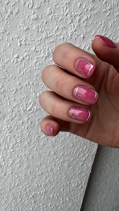 Grunge Nails, Minimal Nails, Casual Nails, Her Nails, Pearl Nails, Fire Nails, Funky Nails, Pretty Acrylic Nails, Chic Nails