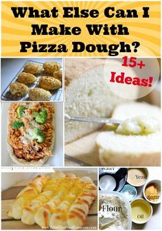 Make With Pizza Dough, Homemade Italian Pizza, Dough Ideas, Dough Pizza, Leftover Pizza, Easy Freezer Meals, Filling Food, Homemade Dough, Hot Pockets