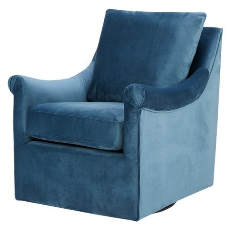 Blue Velvet Fabric, Swivel Barrel Chair, Swivel Accent Chair, Madison Park, Linen Upholstery, Swivel Armchair, Barrel Chair, Club Chairs, Swivel Chair