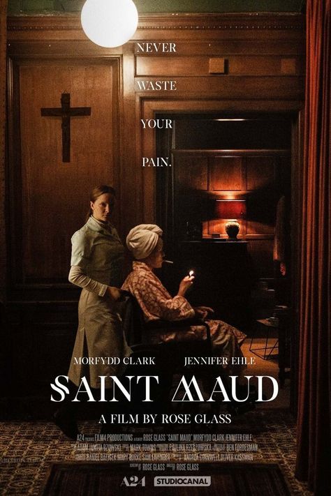 Saint Maud, Morfydd Clark, Jennifer Ehle, Ethel Cain, Iconic Movie Posters, Ingmar Bergman, Best Movie Posters, Movie Info, Psychological Horror