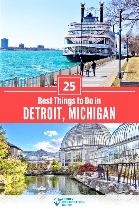 Want to see the most incredible things to do in Detroit, MI? We’re FamilyDestinationsGuide, and we’re here to help: From unique activities to the coolest spots to check out, discover the BEST things to do in Detroit, Michigan - so you get memories that last a lifetime! #detroit #detroitthingstodo #detroitactivities #detroitplacestogo Visit Detroit, Michigan Vacations, Detroit City, Nomad Lifestyle, Midwest Travel, Detroit Institute Of Arts, Fun Music, Belle Isle, Michigan Travel