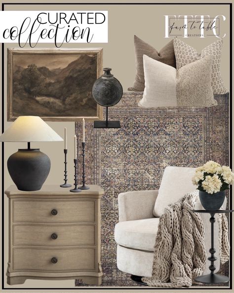 Made For Living Amber Lewis, Amber Interiors Gray Sofa, Master Bedrooms Amber Lewis, Amber Lewis Loloi Rugs Morgan, Moody Organic, Amber Lewis X Loloi Alie Taupe / Dove Area Rug, Loloi Amber Lewis, Bedroom Vibes, Amber Lewis