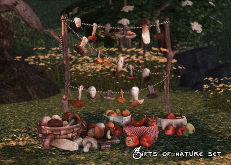 Sims 4 Apple Orchard, Sims 4 Cc Nature Furniture, Herbalist Sims 4 Cc, Sims 4 Prairie Cc, Sims 4 Medieval Cc Furniture, Sims 4 Cc Garden, Sims Medieval, Sims Stories, The Sims 4 Packs