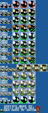 Custom / Edited - Mario Customs - Bully (Super Mario Maker 2-Style) - The Spriters Resource Super Mario, Mario