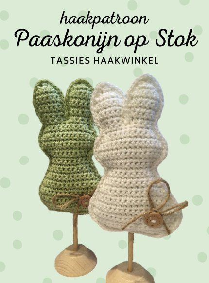 Haakpatroon+Paaskonijn+op+Stok Johanna Basford, Diy Stuff, Crochet Animals, Carrots, Origami, Amigurumi, Easter, Yarn, Van