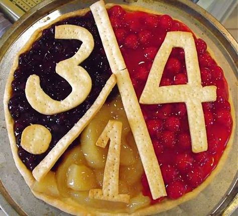 Fruit Pizza for PI Day! Pi Pie, Types Of Pie, Happy Pi Day, Pie Day, Fruit Filling, Fruit Pizza, Pizza Pie, Fruit Pie, Pi Day