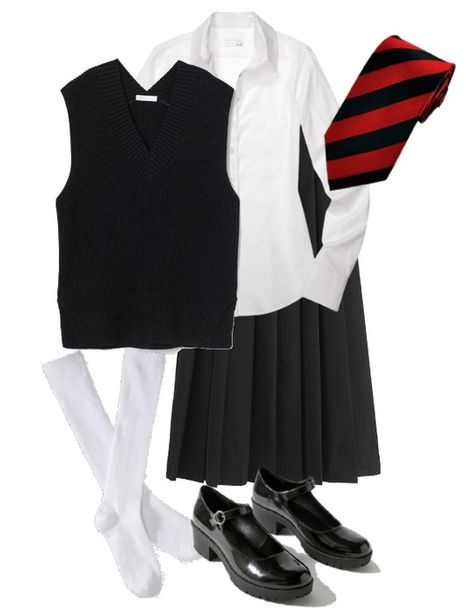 school uniform Outfit | ShopLook Skirt School Outfits Uniform, Gray Uniform School, School Outfits Uniform Black, Uniform Style Fitted School Skirt, Military School Uniform, Private School Uniforms, School Uniform Pants, School Uniform Dress, High School Uniform