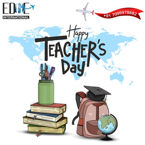 Dear #Teachers, 👩‍🏫 Thank you for supporting 😇 and enlightening 🤩 us all. If only we 👩🏻‍🎓👨🏻‍🎓 could have your blessing for a lifetime, we would succeed the way we have done always. 

🎊 𝗛𝗮𝘃𝗲 𝗮 𝘄𝗼𝗻𝗱𝗲𝗿𝗳𝘂𝗹 𝗧𝗲𝗮𝗰𝗵𝗲𝗿𝘀 𝗗𝗮𝘆! 🎊

Contact #EdgeInternational Today. 𝗕𝗼𝗼𝗸 𝗔𝗽𝗽𝗼𝗶𝗻𝘁𝗺𝗲𝗻𝘁𝘀 at ☎️  +91 - 7096978682 

#TeachersDay #Student #InternationalStudent #UK #VisaConsultant #Vadodara @edgeinternational International Teachers Day, World Teachers Day, Geography Teacher, Teacher Day, World Teachers, Teachers Day, International Students, Thank You For Support, Geography