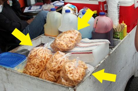 These fried thingies, usually covered in chile y limon: | 32 Things That Will Take You Right Back To Your Mexican Childhood Childhood Memories 2000 Mexican, Mexican Childhood Nostalgia, Filipino Childhood Snacks, Mexican Childhood, Mexican Food Memes Funny, 90s Kids, Fun Drinks, Things That, Kitty