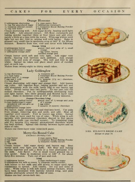 Cottagecore Recipes, Homemade Cookbook, Cake Recipes Easy Homemade, Vintage Baking, Vintage Dessert, Vintage Cooking, Kitchen Crafts, Weird Food, Retro Recipes