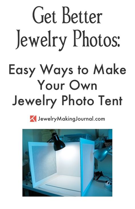 Get Better Jewelry Photos with Easy Tips for Making Your Own Jewelry Photo Tent - featured on Jewelry Making Journal Photographing Jewelry For Etsy, Jewelry Display Photography, Taking Pictures Of Earrings To Sell, Diy Jewelry Photography Props, Etsy Photos Staging Jewelry, Jewelry Photo Ideas Simple, Beads Photography Ideas, Jewelry Photo Props, Staging Jewelry For Photos