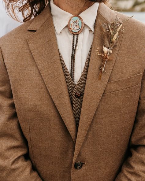 Vintage Wedding Groomsmen, Unique Men’s Wedding Suit, Vintage Mens Wedding Attire, Groom Mountain Wedding Attire, Earthy Groom Attire, Groomsmen Attire Mountain Wedding, Untraditional Groom Attire, Fun Groom Attire, Whimsical Groom Attire