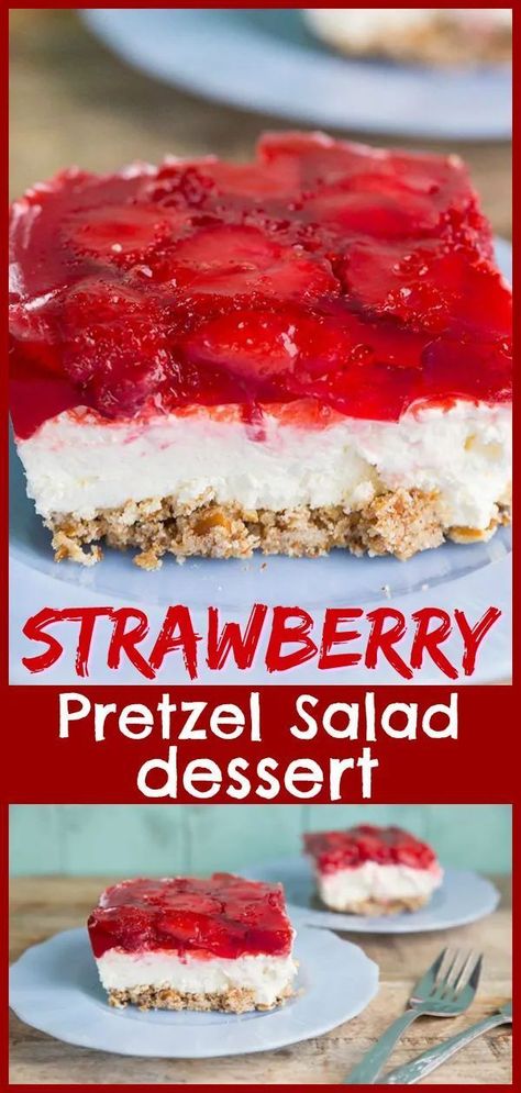 Pretzel Salad Dessert, Strawberry Pretzel Salad Recipe, Pretzel Dessert, Strawberry Pretzel Dessert, Pretzel Desserts, Strawberry Pretzel Salad, Pretzel Salad, Strawberry Pretzel, Strawberry Dessert Recipes