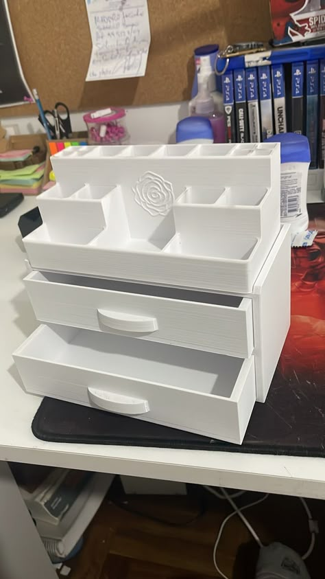 Makeup organizer, makeup box Ceramic Makeup Organizer, 3d Printing Organizer, 3d Print Organizer, 3d Printed Organizer, 3d Printed Makeup Organizer, Desk Organizer Laser Cut Acrylic, 3d Printed Tool Box Organizer, Makeup Stand, Useful 3d Prints