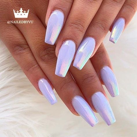 Summer Acrylic, Chrome Nails Designs, Chrome Nail, Stylish Nails Designs, Colorful Nails, Polygel Nails, Coffin Nails Long, Summer Acrylic Nails, Nails Summer