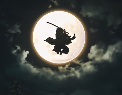 Anime Moon, Anime Demon Slayer, Anime Shadow, Anime Demon, Background Design, Desktop Wallpaper, Demon Slayer, Location History, Phone Wallpaper